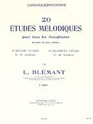 Louis Blemant: 20 Etudes Melodiques 1