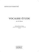 Martinu: Vocalise Etude N0112