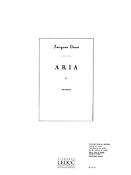 Ibert Aria 2 Part & Piano
