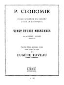 Pierre Clodomir: 20 Etudes Mignonnes Opus 18