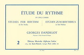 Georges Dandelot: Etude de Rythme Vol.2