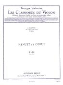 Violin Classics - Menuet And Gigue By J. S. Bach
