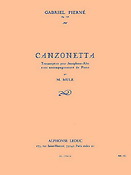 Gabriel Pierne: Canzonetta