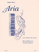 Bozza: Aria (Altosaxophone, Piano)
