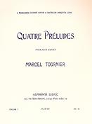 Marcel Tournier: Four Preludes - Two Harps