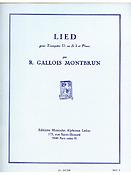 Raymond Gallois-Montbrun: Lied