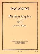 Nicolas Paganini_Delecluse: 17 Caprices adapted for Clarinet