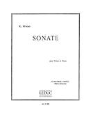 Kishio Hirao: Sonata, for Violin and Piano