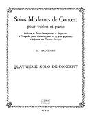 Maurice Hauchard: Solo Moderne De Concert N04