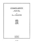 Villette: Complainte