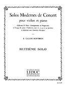 Gallois-Montbrun: Solo De Concert N08