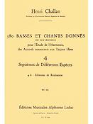 380 Basses et Chants Donnes Vol 4