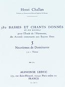 Henri Challan: 380 Basses and songs - Volume 5, Dominant Ninth - 5a