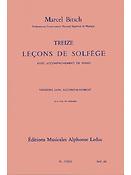 13 Lecons de Solfege en 5 Cles Melangees Sans Acc