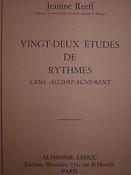 22 Etudes de Rythme Technical Studies