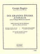 Giuseppe Ruggiero: 10 Grandes Etudes atonales