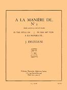 J. Delecluse: A La Maniere De N01