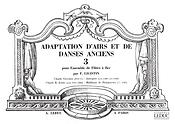 Adaptation dAirs et de Danses anciens Vol.3