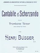 Henri Busser: Cantabile and Scherzando, fuer Trombone and Piano