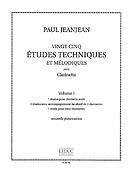 25 etudes Techniques et Melodiques Vol.1