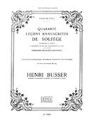 Lecons Manuscrites de Solfege Vol2 B