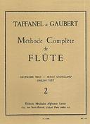 Paul Taffanel: Methode complete de Flute Volume 2