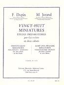 François Dupin_Marcel Jorand: 28 Miniatures Études Préparatoires for Snare Drum