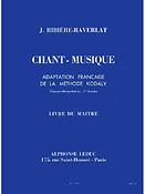 Chant-Musique Elem. 1 Annee Livre Du Maitre Vol. 1