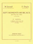 7 Moments musicaux Vol.4 - Ariette de Sophie