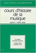 Cours D'Histoire de La Musiquetome 2