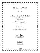 Michel Blavet: 6 Sonates Vol.2: No.4 - No.6