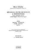 Melodies Instrumentales A Harmoniser Volume 7
