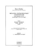 Melodies Instrumentales A Harmoniser Volume 15