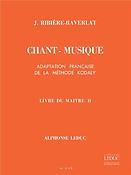 Chant-Musique Elem. 1 Annee Livre Du Maitre Vol. 2