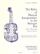 The Rules Of Musical Interpretation In Baroque Era