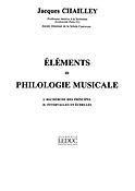 Elements de Philologie Musicale Music Theory