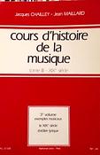 Cours D'Histoire de La Musiquetome 3 Vol. 3