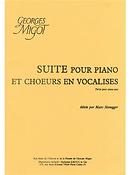 Suite pour Piano et Choeurs en Vocalises