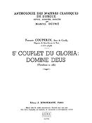 François Couperin: Gloria:Couplet N05:Domine Deus