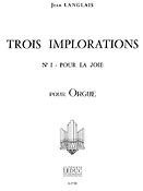 Jean Langlais: 3 Implorations No.1