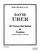 David Uber: 23 Virtuoso clef studies