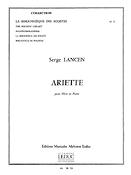 Serge Lancen: Ariette