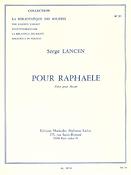Serge Lancen: For Raphaele, for Harp