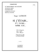 Serge Lancen: If I were... for Cello, Viola or Bassoon and Piano
