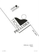 Henri Dutilleux: Three Preludes for Piano