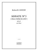 El-Khoury: Sonate 3 Opus67
