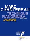 Chantereau: Technique pianorimba (en 3 cahiers) vol. 3(arpèges pour marimba ou vibraphone)