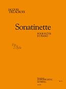 Delacroix: Sonatinette pour flûte et piano