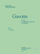 Delacroix: Gavotte pour clarinette si b et piano