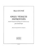 Dupre: 11 Versets Improvises